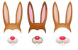Osterhasenmasken