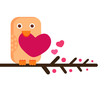 Vektor: love bird love bird