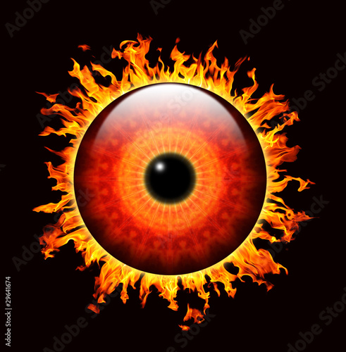 Photo: Fire eye Fire eye