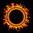 Fire hoop