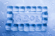 Ice cubes & aqua Ice cubes & aqua