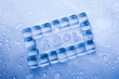 Ice cubes & aqua Ice cubes & aqua
