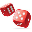 Vecteur : dés de jeu dés de jeu