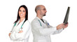 Couple of young doctors