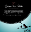 vintage design of a bird with a text bubble