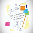 Back to School Spanish Illustration