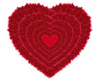 red love heart