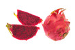 Red Meat Dragon Fruit With Sliced Sections