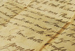 Old letter elegant handwriting from 1800's