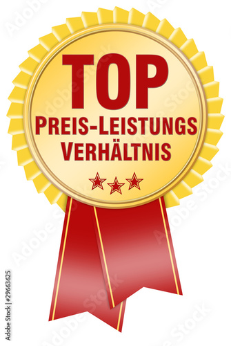 Illustration: siegel top preis-leistungs-verhältnis siegel top preis-leistungs-verhältnis