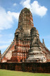 Pagoda in Ayutthaya, Thailand.