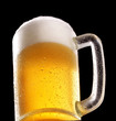 Fresca jarra de cerveza.