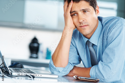 Photo: Executive under stress Executive under stress