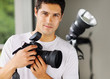 Photographer ready for shoot Photographer ready for shoot