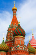 Domes of the famous Head of St. Basil's Cathedral Domes of the famous Head of St. Basil's Cathedral