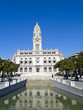 The tower of the Porto City Hall, Portugal