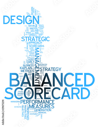 Illustration: Word Cloud "Balanced Scorecard" Word Cloud "Balanced Scorecard"