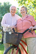 Active seniors couple