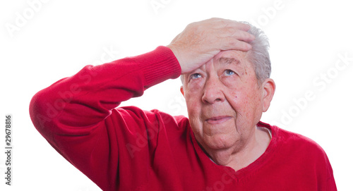 Foto: Senior hat Sorgen Senior hat Sorgen