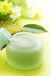 Jar of moisturizing facial cream Jar of moisturizing facial cream