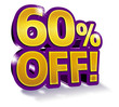 60%OFF