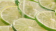 Lime slices background