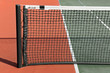 Tennis court and net Tennis court and net