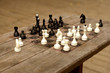 hand-made chessboard
