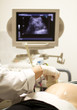medical examining by ultrasonic scan
