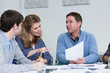 Creative professionals meeting in conference room