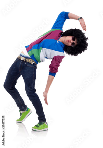 Photo: young funky man posing young funky man posing