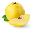 Quince isolated on white