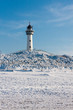 Küstenlandschaft im Winter