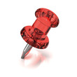 Red thumbtack