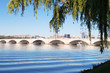 Wave Pattern Memorial Bridge Potomac River Wash DC