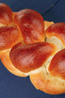 Photo: french bread over blue french bread over blue