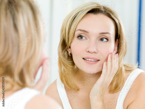 Photo: beautiful young girl with a clean fresh skin beautiful young girl with a clean fresh skin