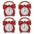 fully editable vector illustration of isolated clocks fully editable vector illustration of isolated clocks