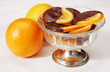delicious slices of orange coated chocolate