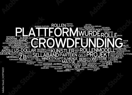 Illustration: Crowdfounding Crowdfounding
