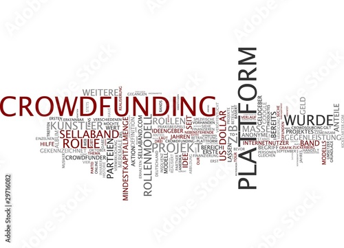 Illustration: Crowdfounding Crowdfounding