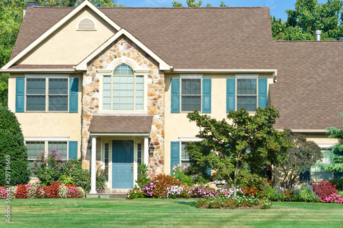 Photo: Landscaped Family Home Suburban Philadelphia PA Landscaped Family Home Suburban Philadelphia PA