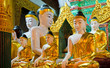 Buddha statues at Shwedagon Pagoda, Yangon, Myanmar Buddha statues at Shwedagon Pagoda, Yangon, Myanmar