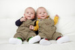 Identical twin boys