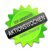 Button Aktionswochen grün