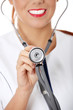 Female doctor with stethoscope