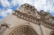 Photo: Landmark Gothic cathedral Notre-dame on Cite island in Paris Fra Landmark Gothic cathedral Notre-dame on Cite island in Paris Fra