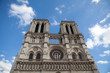 Photo: Landmark Gothic cathedral Notre-dame on Cite island in Paris Fra Landmark Gothic cathedral Notre-dame on Cite island in Paris Fra