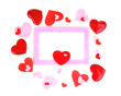 Romantic holiday photo frame