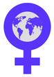 Illustration: Women's World Symbol Women's World Symbol